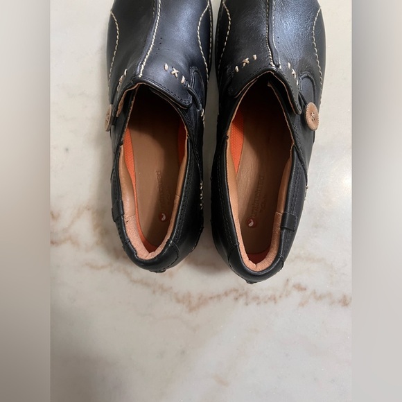 Clarks Unstructured Womens Loafer Brown Leather Slip On Comfort Shoe 8.5 READ - Picture 6 of 9